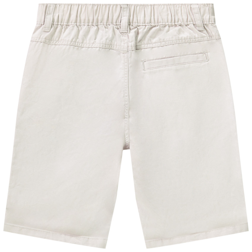 Βερμούδα πάνινο μονόχρωμο για αγόρι 