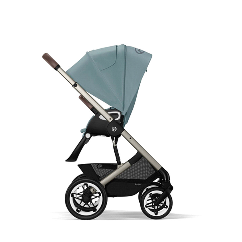 Καρότσι Talos S Lux με μεταλλικό σκελετό σε ταμπά - Σκυ blue 