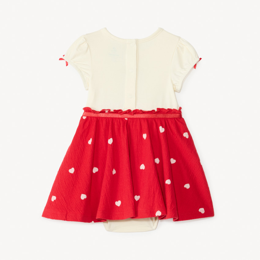 Φόρεμα 2 σε 1 με κοντά μανίκια Minnie Disney για κοριτσάκι. 