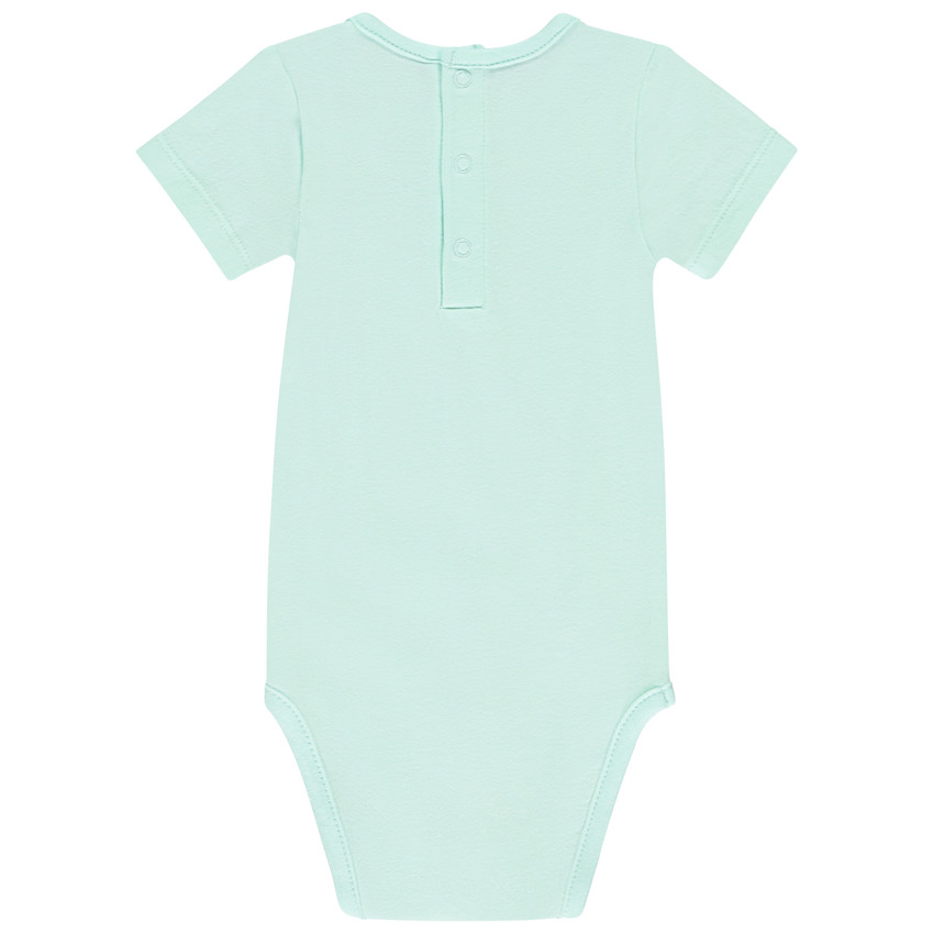 Σετ από 3 κοντομάνικα μπλουζάκια μονόχρωμα για μωρό αγόρι 