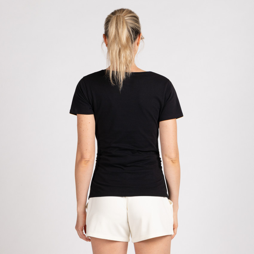 Μπλουζάκι εγκυμοσύνης κοντομάνικο μονόχρωμο 