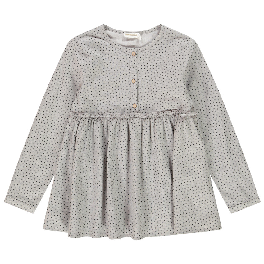 Τουνίκ μακρυμάνικο με αστέρια με σχέδια σε όλη την επιφάνεια 