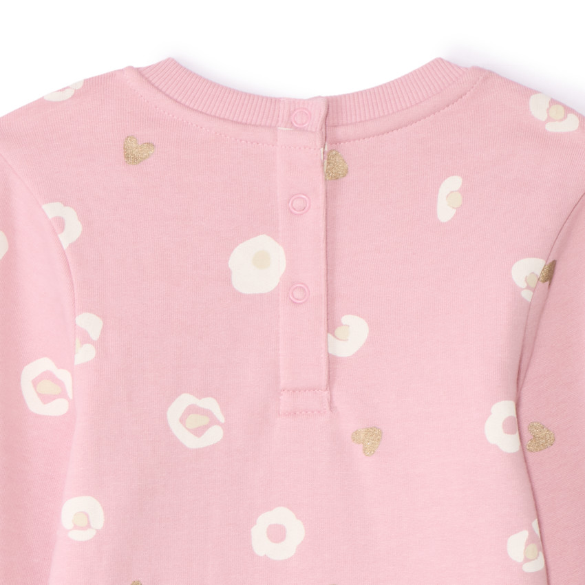 Σετ από 3 molleton φαντεζί φούτερ για bebe κορίτσι 