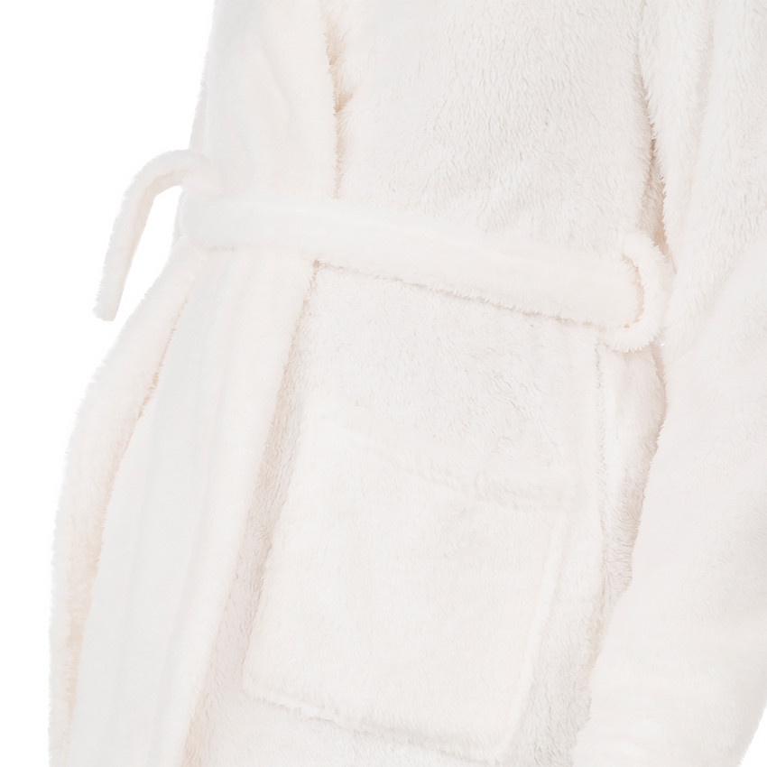 Peignoir de grossesse en sherpa avec ceinture  Additional Peignoir de grossesse en sherpa avec ceinture