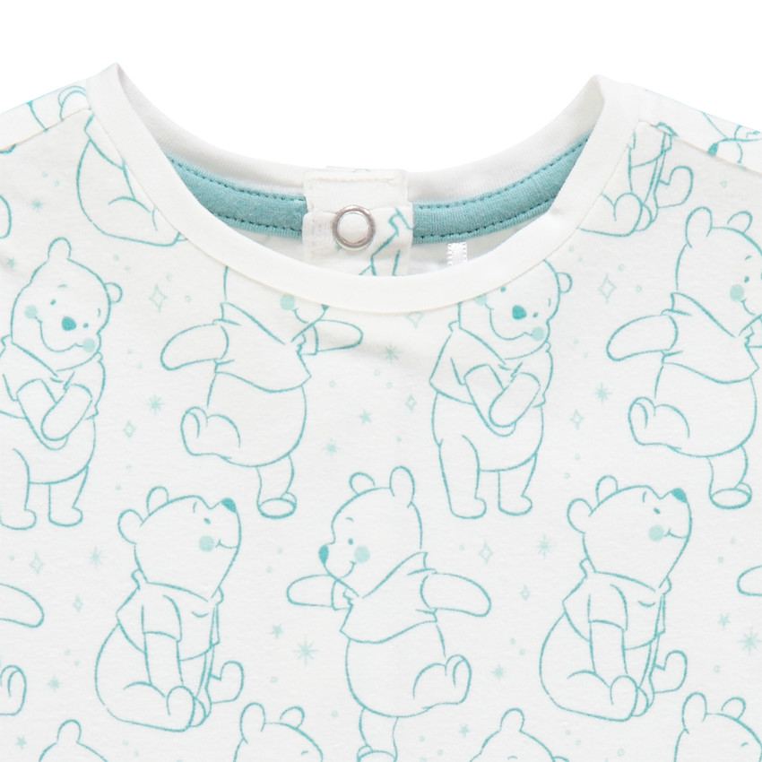 Ensemble t-shirt manches longues imprimé Winnie l'Ourson Disney et salopette  