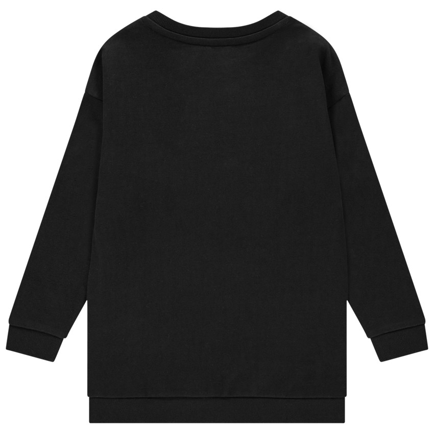 Sweat long en molleton avec coeur en sherpa 