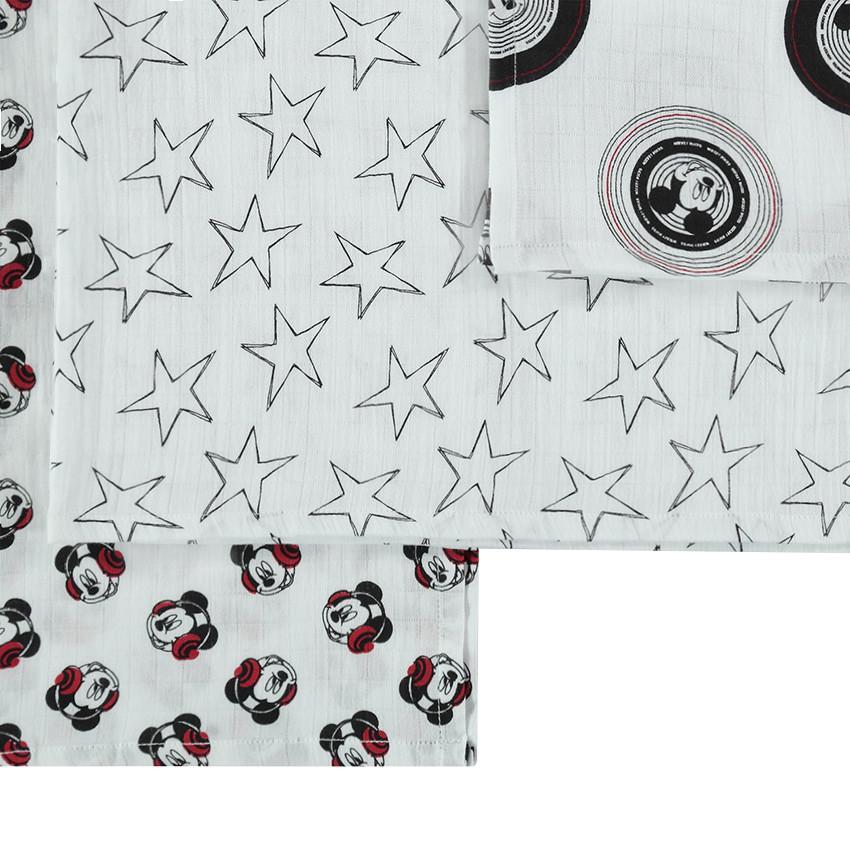 Σετ 3 πάνες Disney με μοτίβο τον Μίκυ/αστέρια 