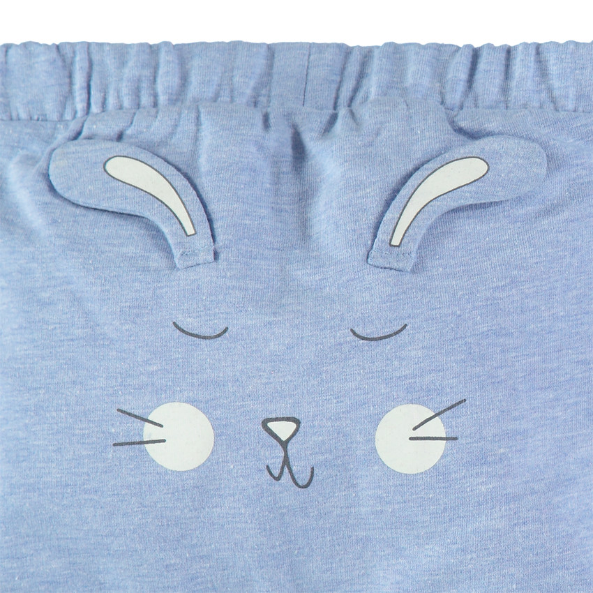 Ensemble avec gilet zippé à croisillons et pantalon élastiqué 