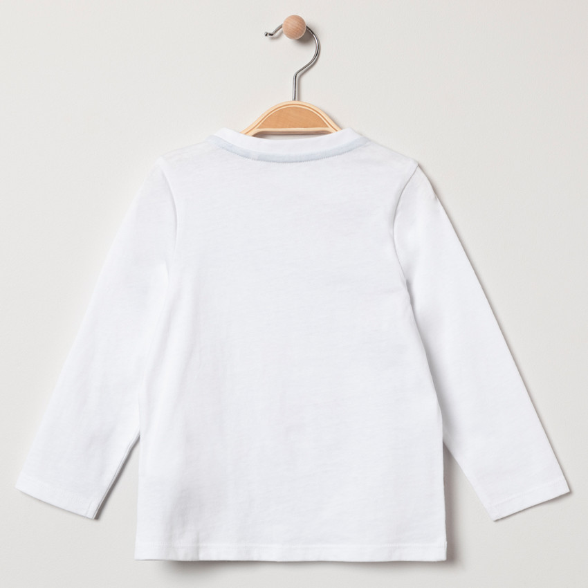 T-shirt manches longues avec véhicules à empiècements mobiles 