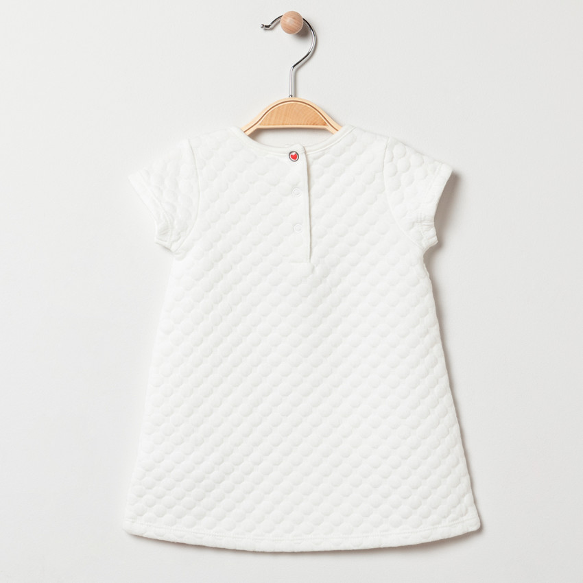 Φόρεμα κοντομάνικο molleton φαντεζί  