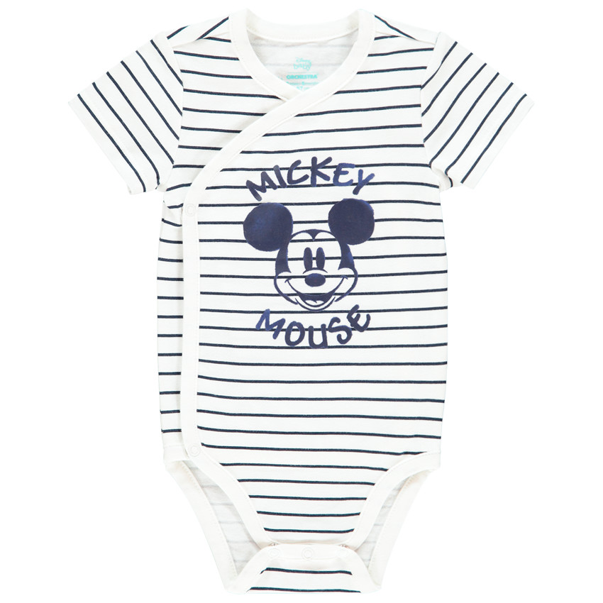 Σετ από 3 bodies κοντομάνικα σχέδιο Mickey Disney για bebe αγόρι  Additional Σετ από 3 bodies κοντομάνικα σχέδιο Mickey Disney για bebe αγόρι