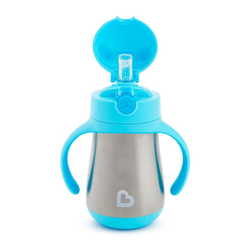 Ανοξειδωτο Κυπελλακι Με Χερουλια Cool Cat Μπλε Munchkin 