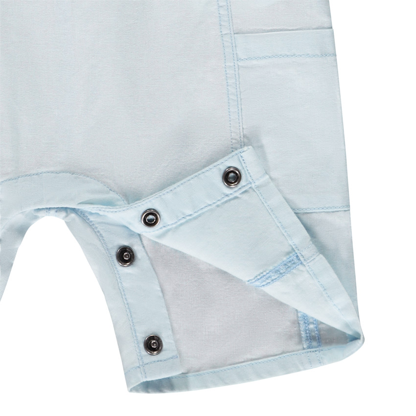 Σαλοπέτα κοντή από πάνινο ύφασμα για μωρό αγόρι 