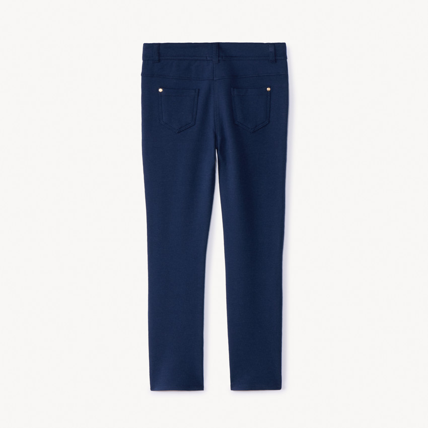 Παντελόνι skinny από molleton για κορίτσι  Additional Παντελόνι skinny από molleton για κορίτσι