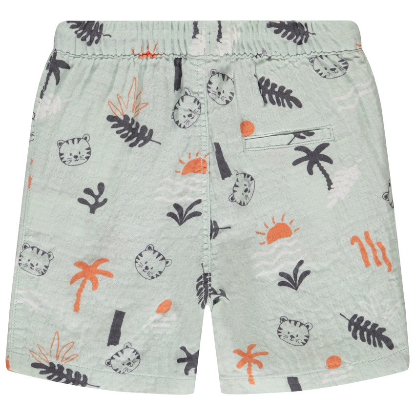 Βερμούδα με φαντεζί σχέδιο τίγρης για bebe αγόρι 