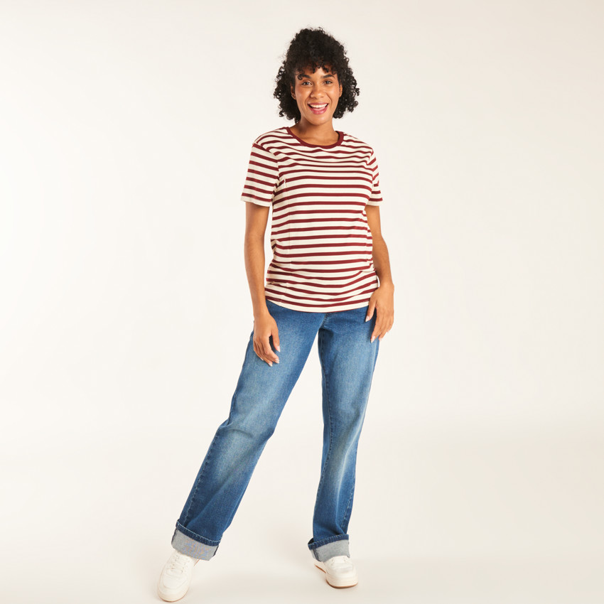 T-shirt με κοντά μανίκια για θηλασμό για γυναίκες 