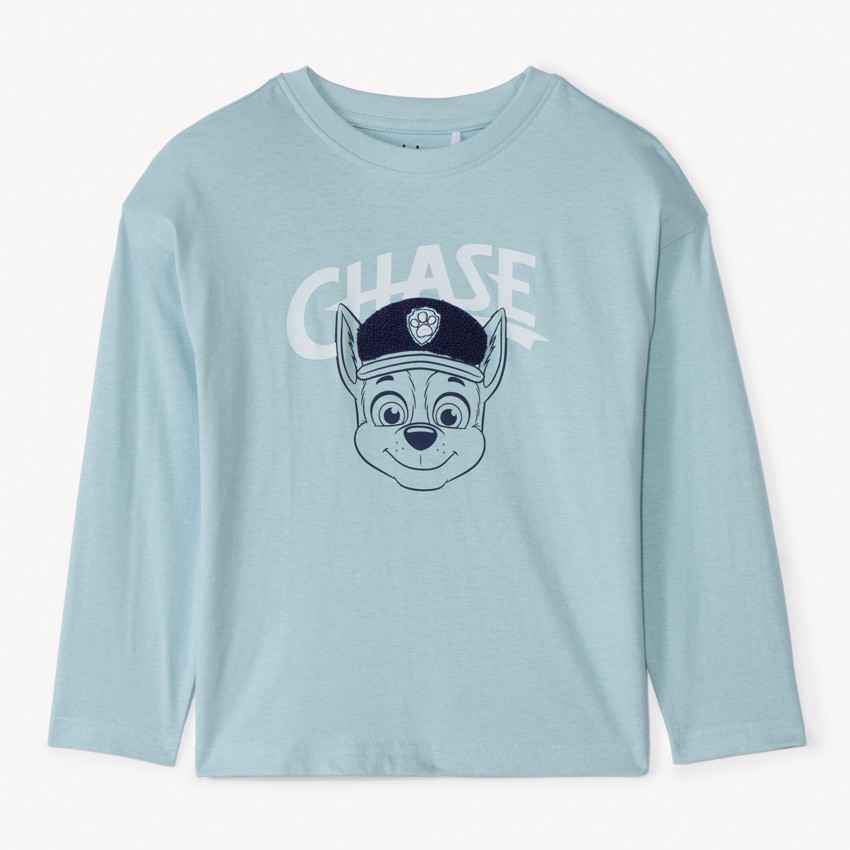 T-shirt à manches longues oversize Chase Pat'Patrouille pour garçon 