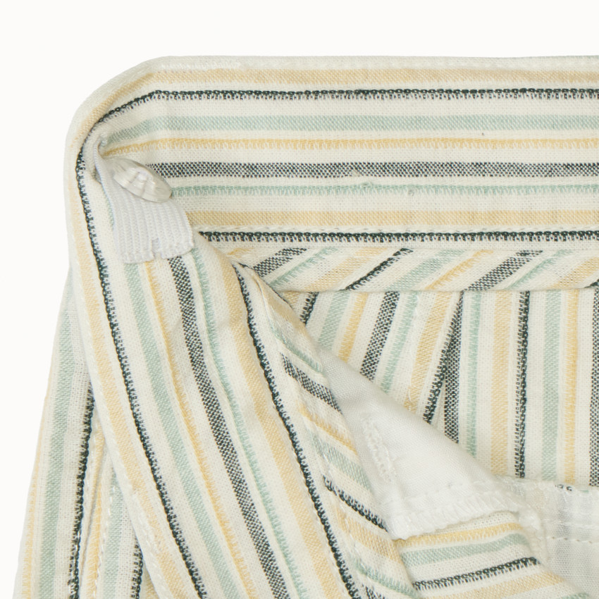 Σορτς ριγέ από καμβά για αγόρι 