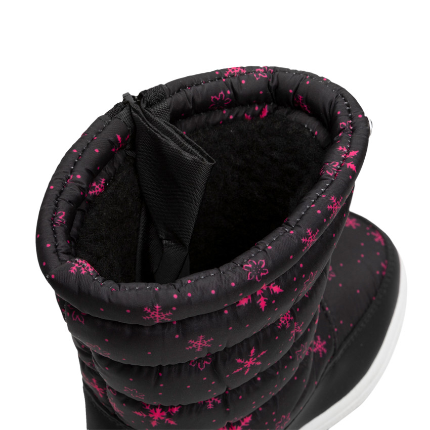 Μετά το σκι με επένδυση στο λαιμό και εκτυπωμένο σχέδιο, με καουτσούκ για κορίτσι 