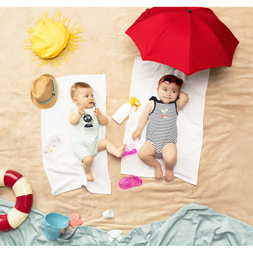 Combi κοντό ριγέ για bebe κορίτσι 