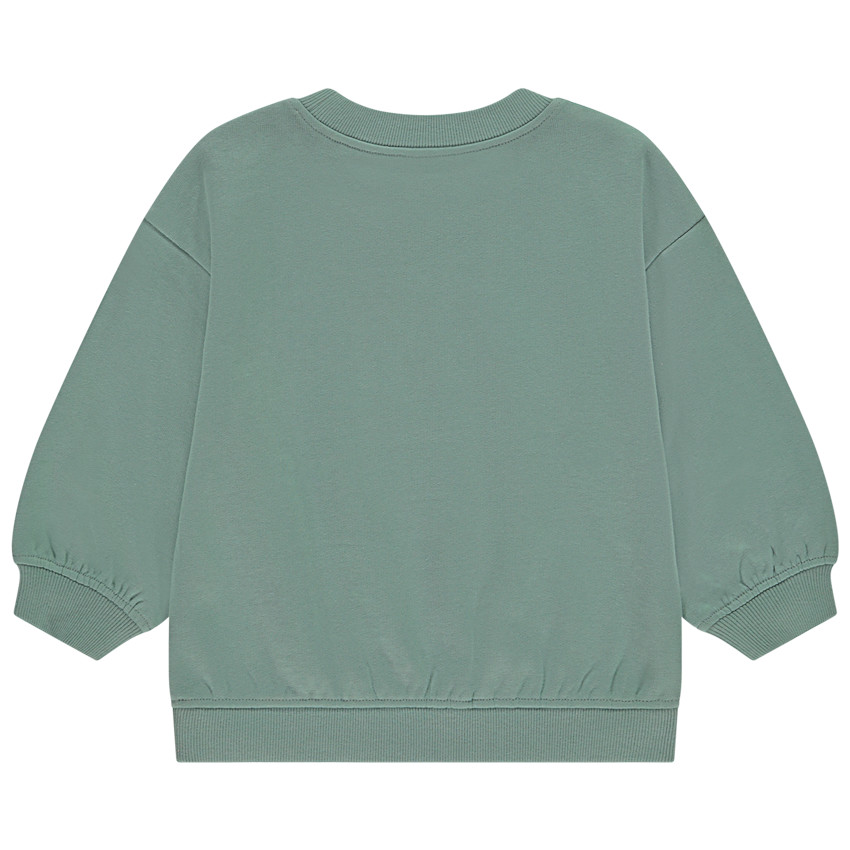 Φούτερ molleton oversized με φαντεζί σχέδιο για bebe αγόρι 