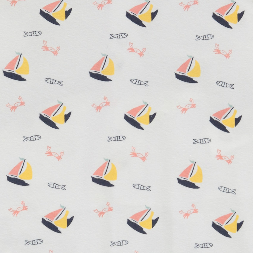 Φορμάκι με σχέδιο καραβάκια για bebe αγόρι - Διαφορετικά ανοίγματα ανάλογα με την ηλικία 