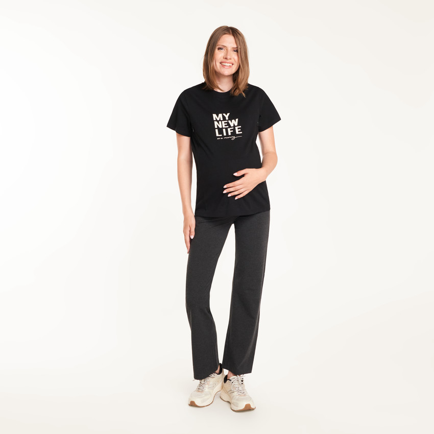 T-shirt με κοντά μανίκια για εγκυμοσύνη και θηλασμό 