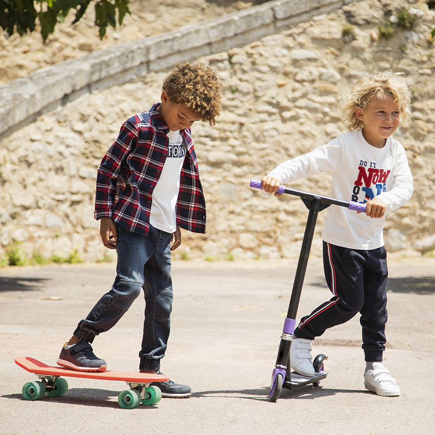 Πουκάμισο μακρυμάνικο καρό με τσέπη 