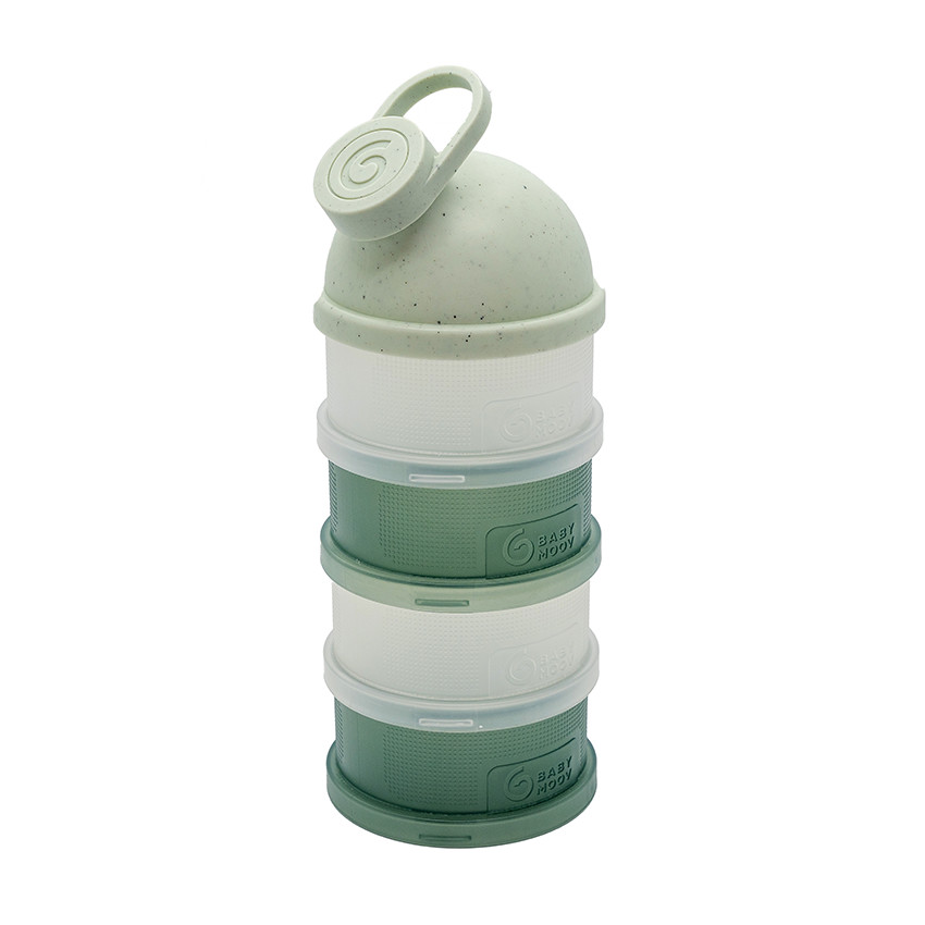 Δοσομετρική θήκη γάλακτος Babydose mineral green Babymoov με 4 αεροστεγή διαμερίσματα 