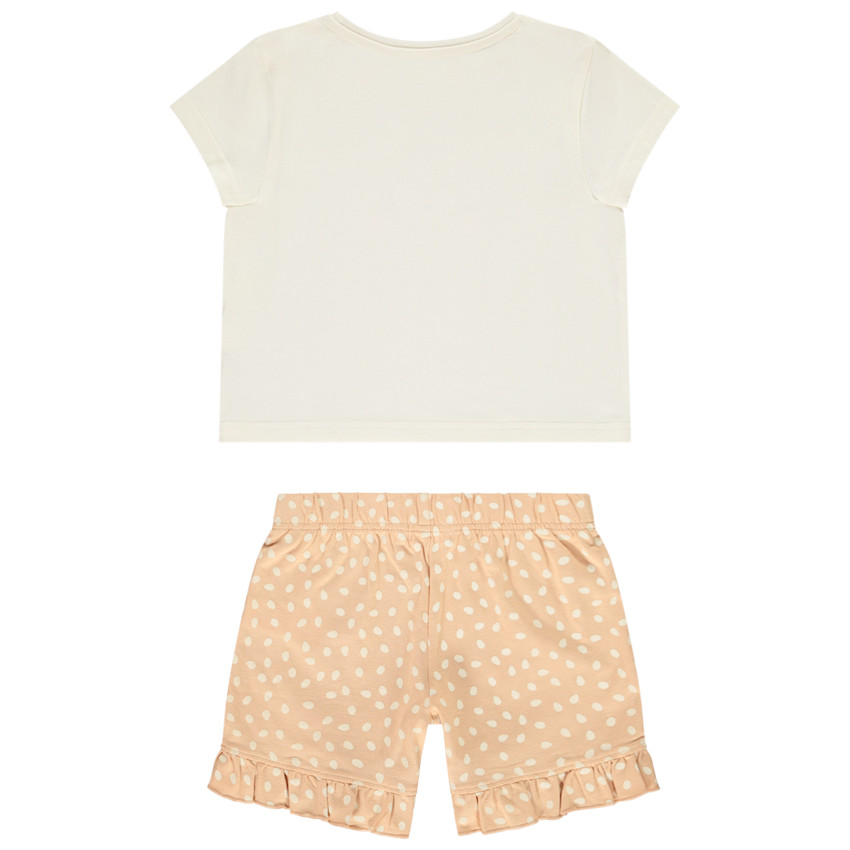 Pyjama court 2 pièces pour fille 