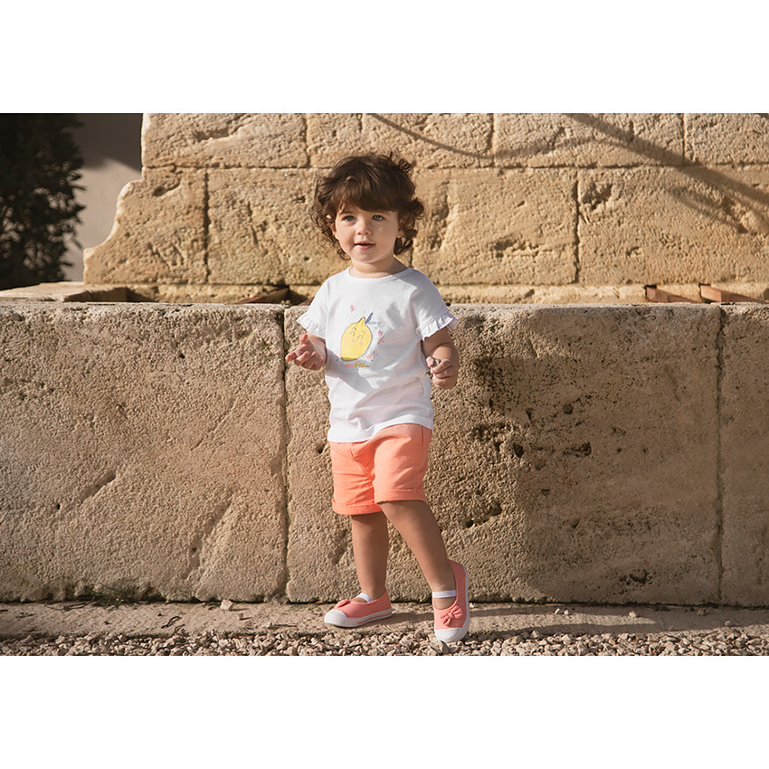 Σορτς με σύνδεσμο για bebe κορίτσι 