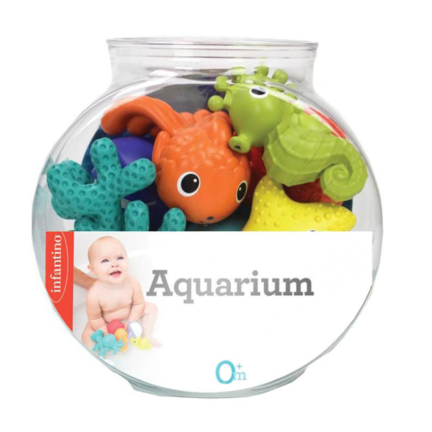 Σετ 8 παιχνίδια μπάνιου Arroseurs σε σχήμα ενυδρείου 