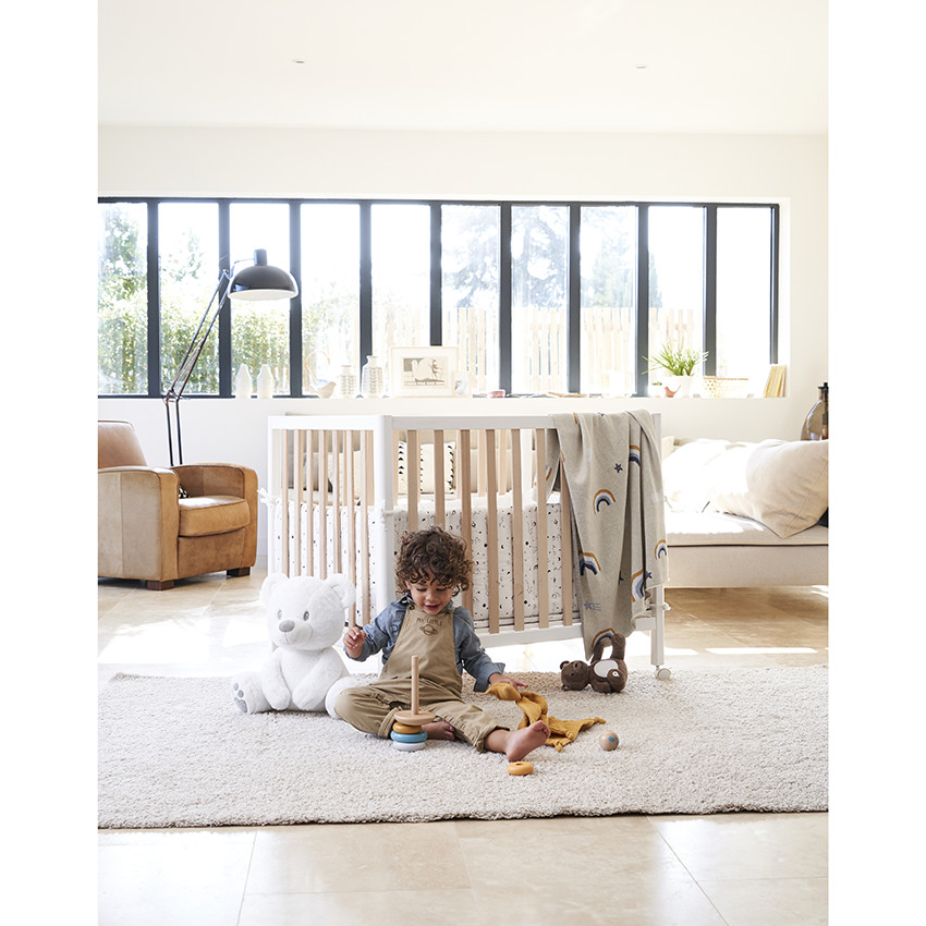 Ξύλινος Παιδότοπος Tommy Ανθρακί 