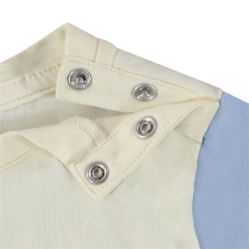 "Σετ 2 τμχ. με εφέ color block για μωρό αγόρι" 