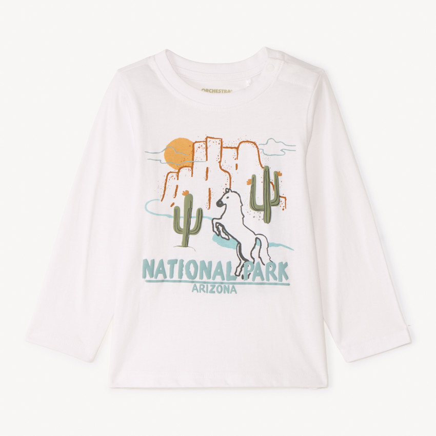T-shirt à manches longues avec imprimé Arizona pour garçon bébé 