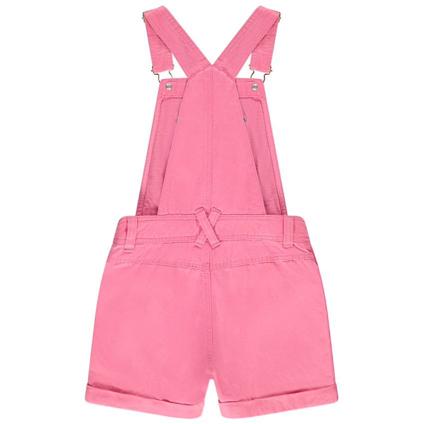 Σαλοπέτα κοντή μονόχρωμη από λυοσέλ για κορίτσι 