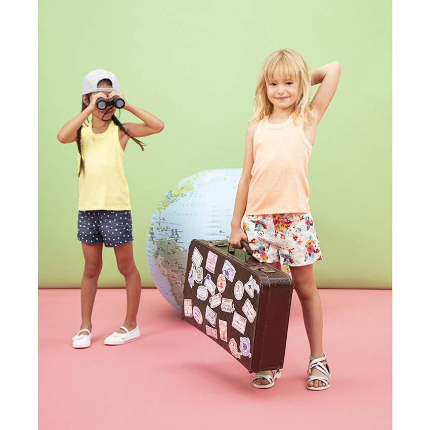 Βαμβακερό σορτς εμπριμέ  Additional Βαμβακερό σορτς εμπριμέ