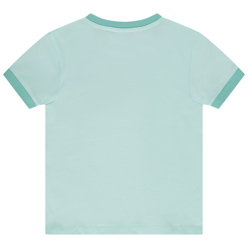 Κοντομάνικο μπλουζάκι από jersey με φαντεζί σχέδιο για αγόρι 