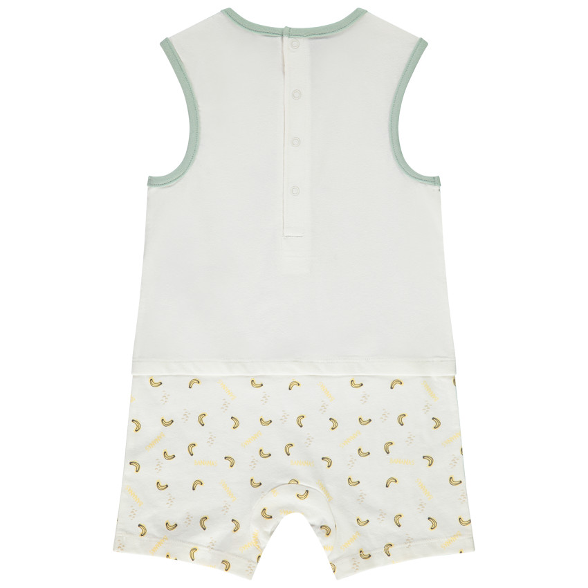 "Σετ από 2 κοντές φόρμες με σχέδιο ελέφαντα για μωρό" 