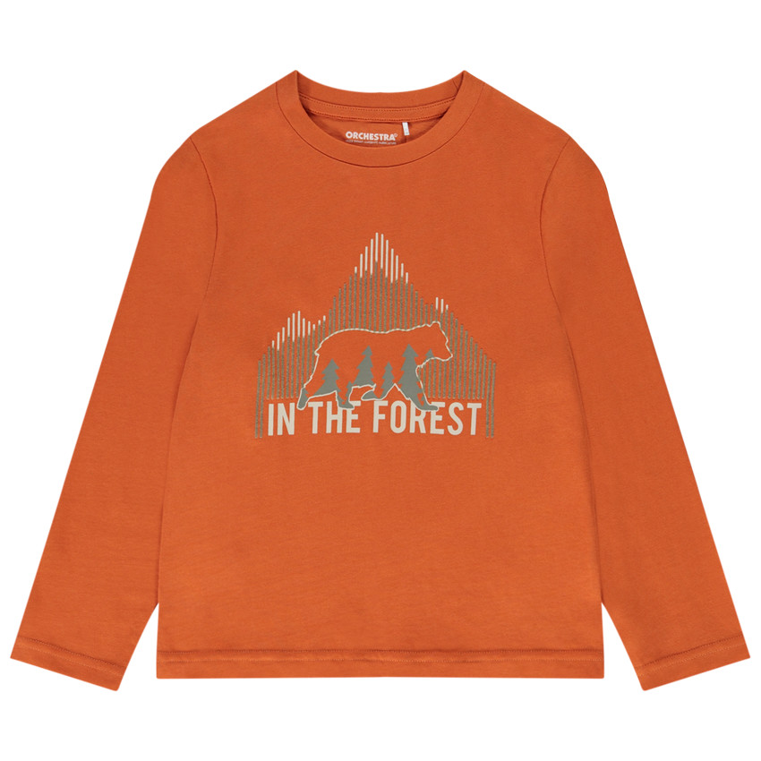 T-shirt μακρυμάνικο από jersey με φαντεζί print για αγόρι  Additional T-shirt μακρυμάνικο από jersey με φαντεζί print για αγόρι