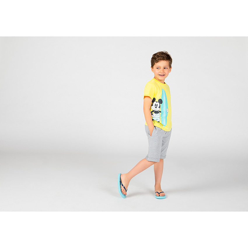 Σετ πλαζ t-shirt Disney Mickey + βερμούδα για αγόρια 