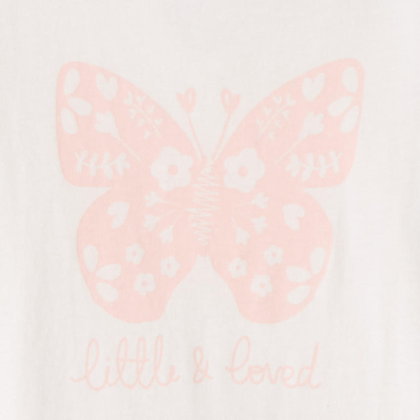 Κοντομάνικο μπλουζάκι jersey με φαντεζί σχέδιο για bebe κορίτσι 