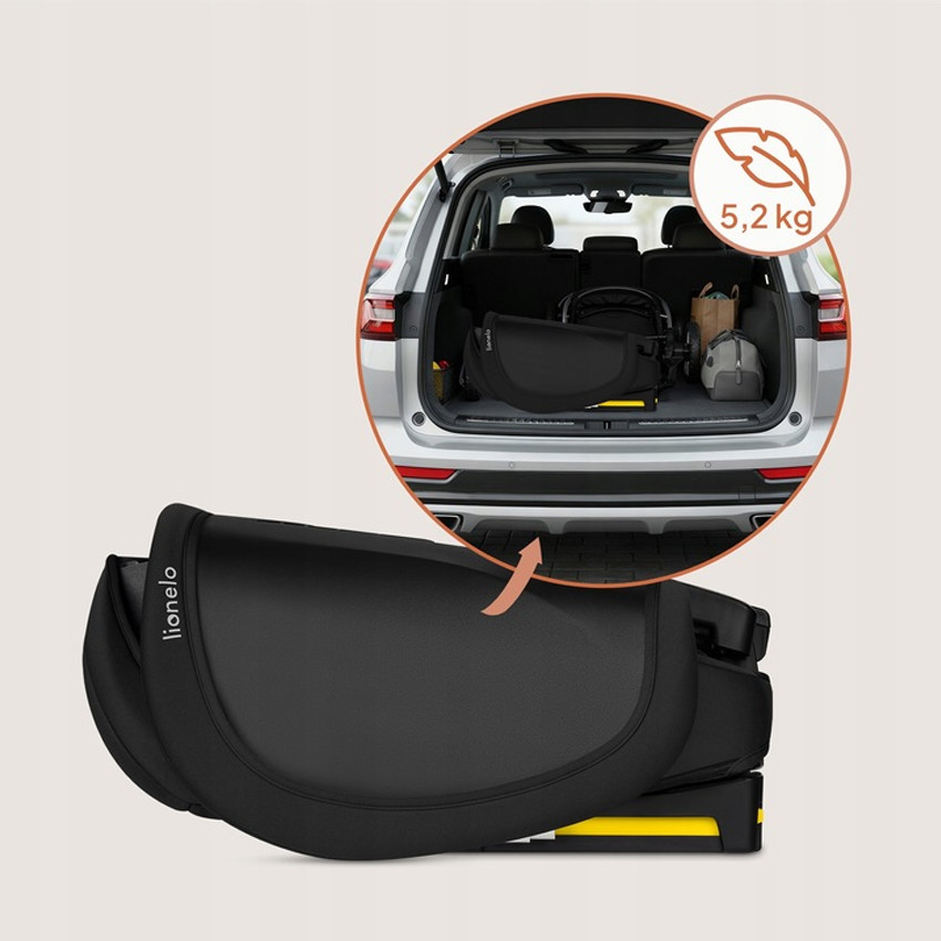 Κάθισμα Αυτοκινήτου Orin i-Size isofix 100-150 cm Black Carbon Lionelo  