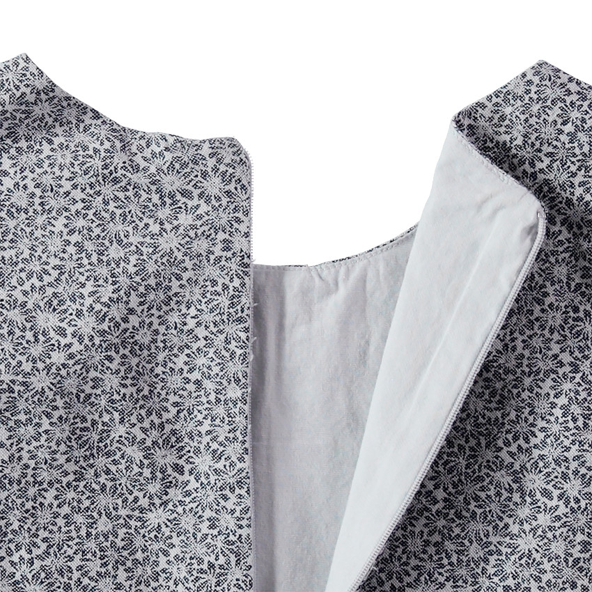 Αμάνικο φόρεμα με μοτίβο λουλούδια και καμηλό φάσες 