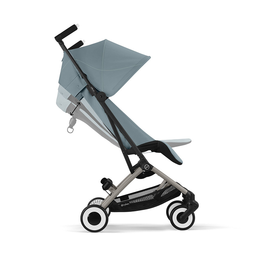 Καρότσι μπαστούνι ultra-compact Libelle ταμπά/θολό μπλε 