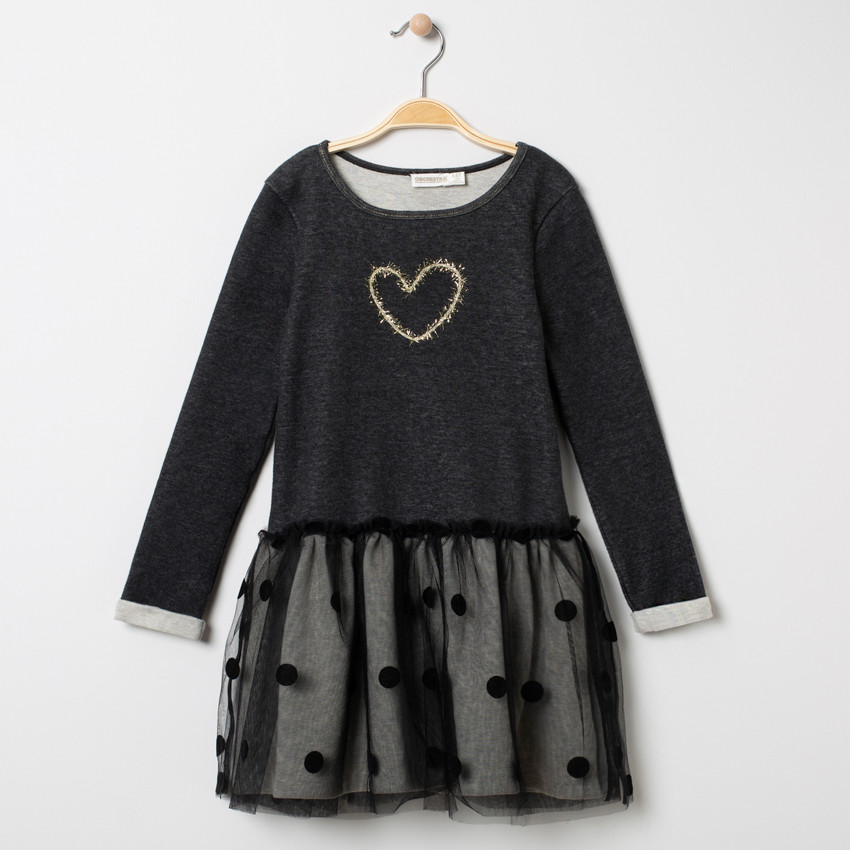 Φόρεμα μακρυμάνικο 2 σε 1 molleton 