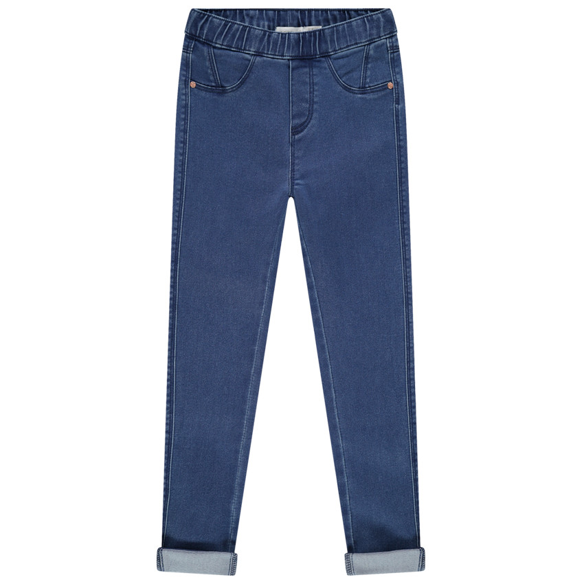 Παντελόνι-κολάν με φθαρμένη όψη και λάστιχο στη μέση 