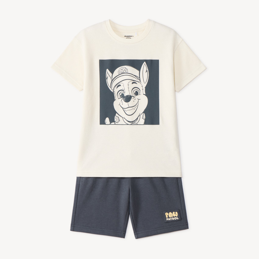 Σετ 2 τεμαχίων με t-shirt + σορτσάκι από την Πατ' Πατρούλ για αγόρι 