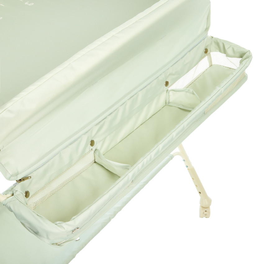 Πτυσσόμενη Υφασμάτινη Αλλαξιέρα Με Πράσινο Μέτρο Ύψους 