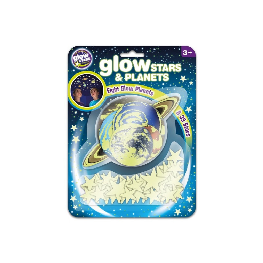 3D Φωσφορίζοντες Πλανήτες & Αστέρια 